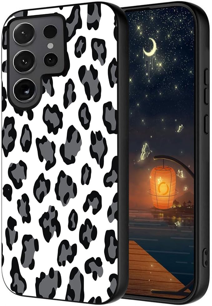 Designed for Galaxy S25 Ultra Phone Case,Slim Silicone Shockproof Protective Case for Galaxy S25 Ultra 6.8 inch,Leopard Print by Unknown