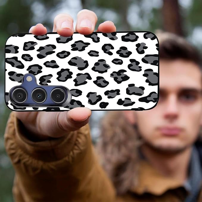 Designed for Galaxy A17 5G Phone Case,Slim Silicone Shockproof Protective Case for Galaxy A17 5G 6.7 inch,Leopard Print - Image 4