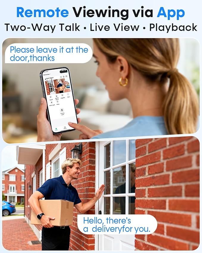 Wireless Security Camera Solar Outdoor: 2K HD Solar Powered WiFi Camera with AI Motion Detection & Color Night Vision - IP67 Weatherproof for Home Backyard Driveway Garage - for Homeowners & Renters - Image 9