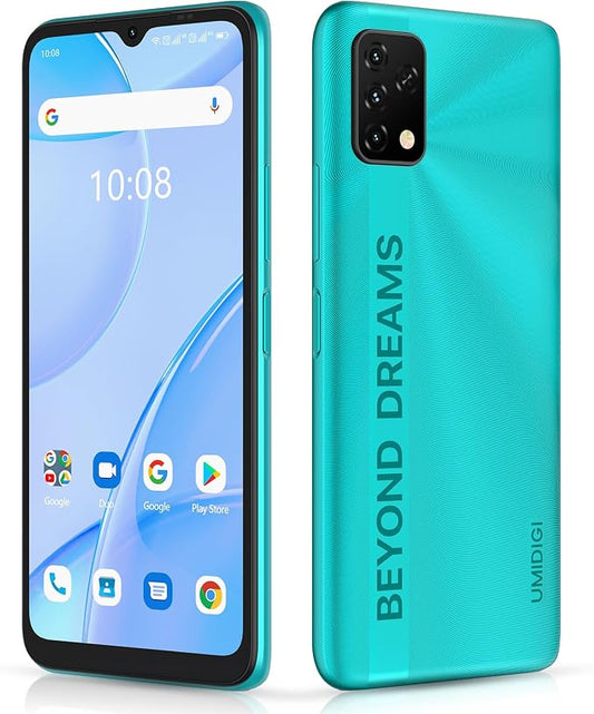 UMIDIGI Power 5S 4+32GB Unlocked Cell Phone Expandable 258GB, Up to 2.0GHz 6150mAh with 3D Unibody Design, 6.53 HD Display Smartphone with 16MP AI Triple Camera, Dual SIM by UMIDIGI