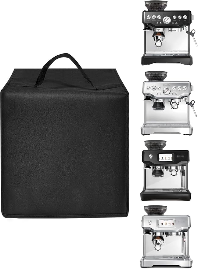 Espresso Machine Cover for BES870XL/ BES880BSS/BES876BSS Coffee Maker | Latte Maker Cover,Heavy Duty Heat-Resistant Waterproof Nylon Case for Espresso Machine by EiiJugaloo