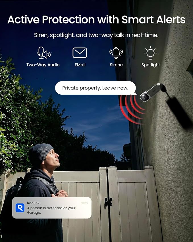 REOLINK Security Cameras Wireless Outdoor, 3K 5MP Dual-Band 2.4/5GHz WiFi 6, Person/Vehicle/Animal Smart AI Detection, IP67, max. 512G Local Storage, Smart Alerts, No Subscription, Argus Solar - Image 7