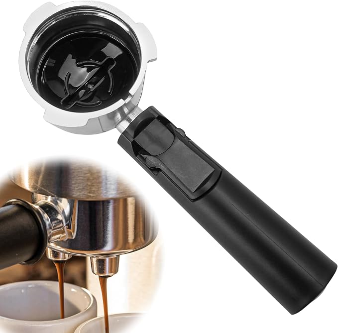 Coffee Espresso Machine Handle Replacement Parts, Cafe Bracket Handle for Lidl Silvercrest CM4621 CM4218 KF5002 KF500S Barista (for 51mm Portafilter Basket - Not included) by Unknown