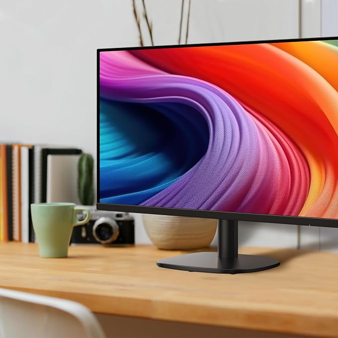 Amazon Basics 27 Inch Monitor, FHD 1080P, 100Hz, IPS, Built-in Speakers, VESA Compatible, USB Ports, Black - Image 7