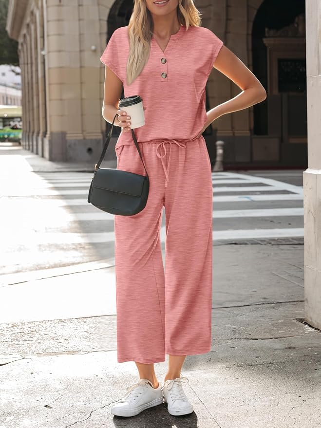 LILLUSORY Two Piece Lounge Sets for Women Vacation Beach Travel Airport Fall Outfits Casual Cruise Fashion 2026 - Image 2