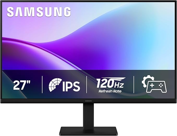 Samsung 27" S3 (S32GF) Series FHD High Resolution Monitor | 120Hz Monitor with IPS Panel, Flicker Free, Eye Saver Mode (LS27F320GANXZA) by Unknown