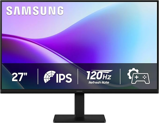 Samsung 27" S3 (S32GF) Series FHD High Resolution Monitor | 120Hz Monitor with IPS Panel, Flicker Free, Eye Saver Mode (LS27F320GANXZA) by Unknown
