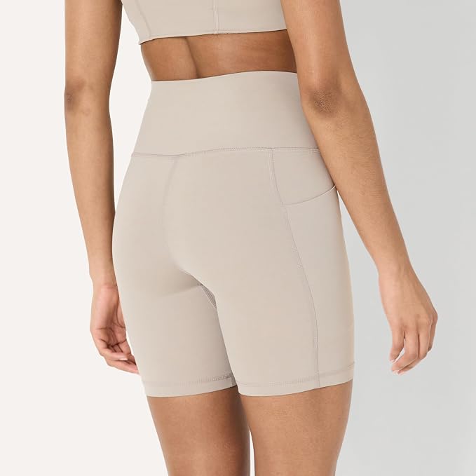 Amazon Essentials Women's Active FormFlex Buttery Soft High Waist Biker Shorts - Image 2