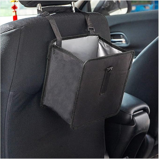 Fekey&JF Foldable Car Trash Can, Hanging Waterproof Leakproof Trash Can Storage Bag for Car with Large Capacity, Car Interior Accessories (Small) by Fekey%26JF