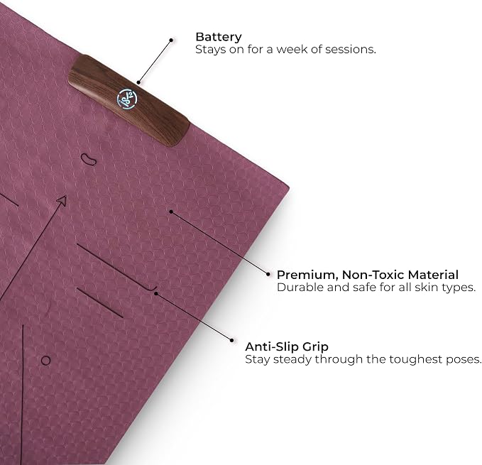 Smart Mat Gen3 - Dark Grey| AI Powered Yoga Mats For Home Workout | Lightweight Yoga Mats of 6mm | Real Time Tracking Exercise Mats For Men & Women - Image 6