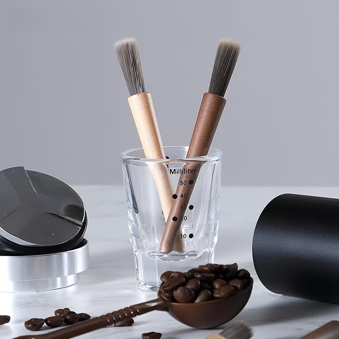 3-Piece Coffee Brush Grinder Cleaning Tool Household Cleaning Brush Set For Removing Coffee Grounds and Table Top Bar Coffee Powder - Image 4