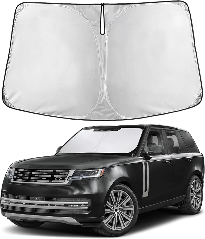 EcoNour Windshield Sunshade Compatible for Land Rover Range Rover Velar 2017-2024 2025 2026, Sun Visor for Front Windshield & Window Sun Shade Cover, UV Heat Blocker & Protector, Car Accessories by EcoNour
