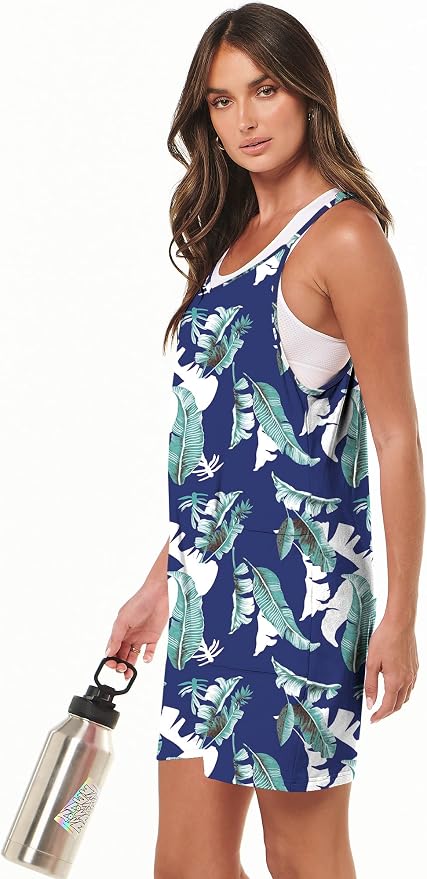 ANRABESS Womens Rompers Summer Casual Loose Sleeveless Overalls Spaghetti Strap Shorts Jumpsuit 2026 Beach Vacation Clothes - Image 5