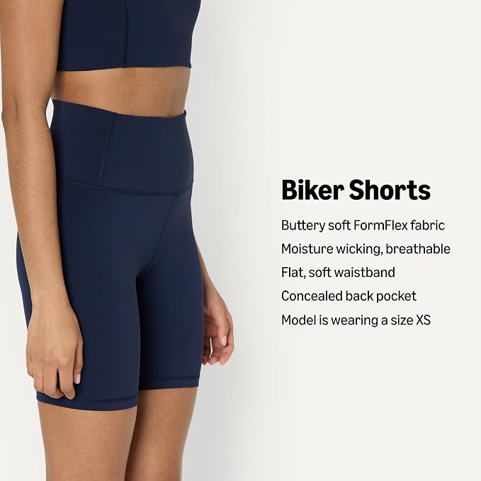 Amazon Essentials Women's Active FormFlex Buttery Soft High Waist Biker Shorts - Image 4