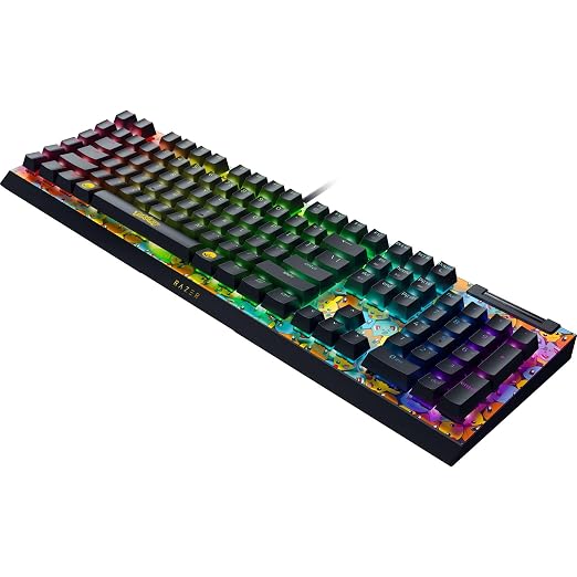 Razer BlackWidow V4 X Mechanical Gaming Keyboard, Pokémon Edition | Green Switches Tactile & Clicky, 6 Macro Keys, Chroma RGB, Doubleshot ABS Keycaps, Sound Dampening & Stabilizers - Image 10