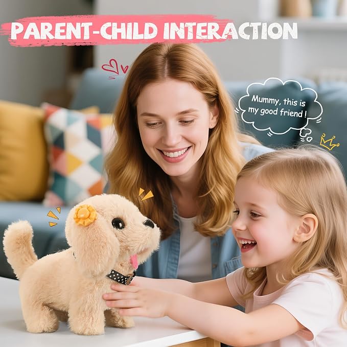 Vanvimen 16 Pcs Robot Dog Toys for Girls, Toys for 3 4 5 6 7 8 Year Old Girls Kids Boys, Realistic Robot Puppy Toy for 5-7 6-8, Ideas Birthday Gifts for Girl 3 4 5 6 Year Old - Image 4