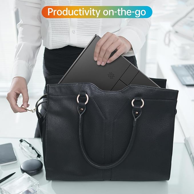MNN Portable Monitor 14 inch FHD 1920 * 1200P USB C HDMI Ultra-Slim IPS Travel Display w/Speakers, HDR Plug&Play, External Monitor for Laptop PC, Phone,Mac(400cd/m² Brightness) | 14" 16:10 1200p IPS 400nit HDR, USB-C/HDMI, speakers, ultra-slim, plug&pl... - Image 8