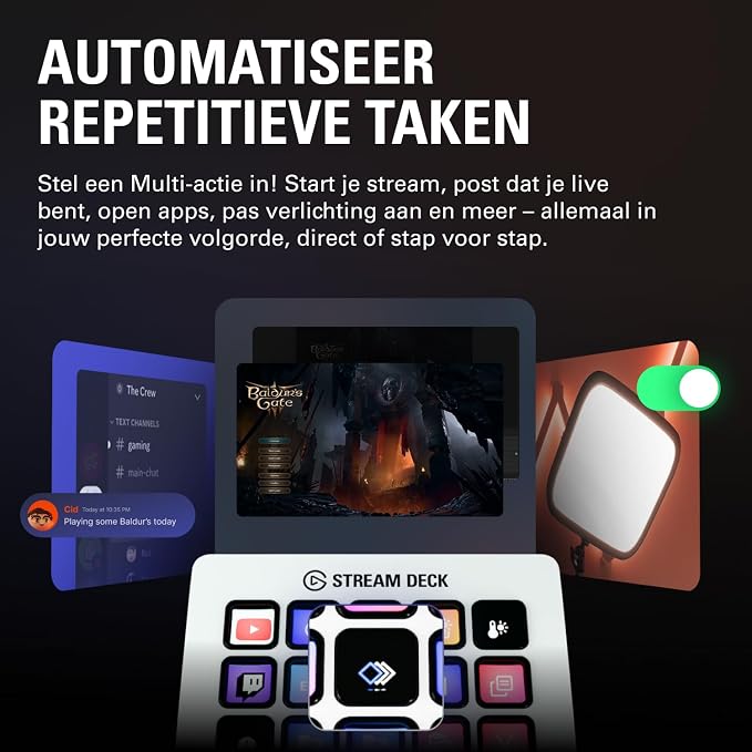 Elgato Stream Deck MK.2 White Studio Controller, 15 Keys - Image 5