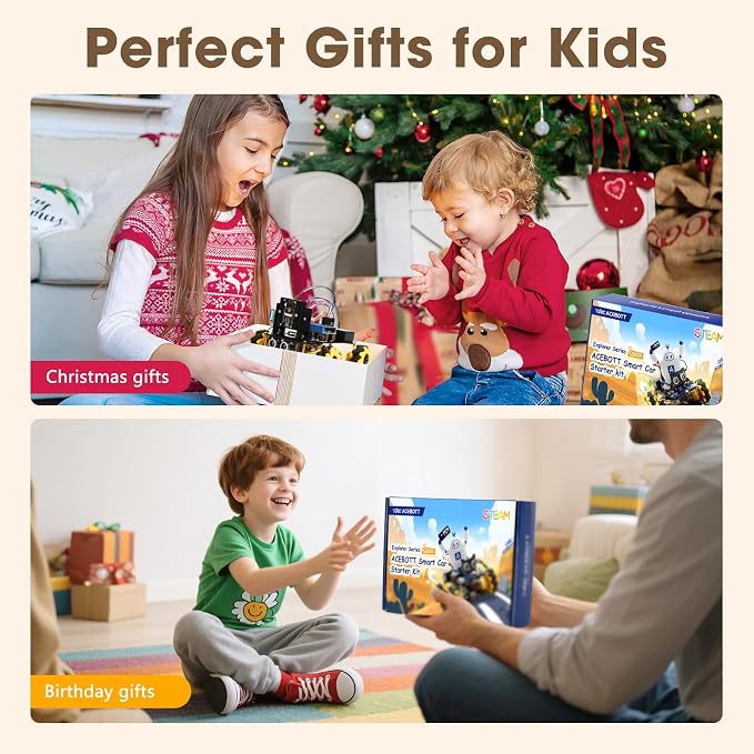 Robotics Kit for Kids Ages 8–12 12-16, ACEBOTT Smart Robot Car Kit with 3MP Camera, STEM Toys for Boys Compatible with Arduino & Scratch,App & Remote Control,STEM Gift for Boys, Girls,Teens and Adults - Image 9
