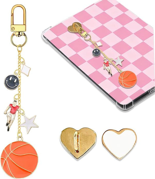 Charm Chains for Kindle,Cute E-reader Phone Charm Bracelets Accessories Compatible for Kindle E-Reader Phone iPad AirPod,Gifts for Reader Booklovers by Unknown