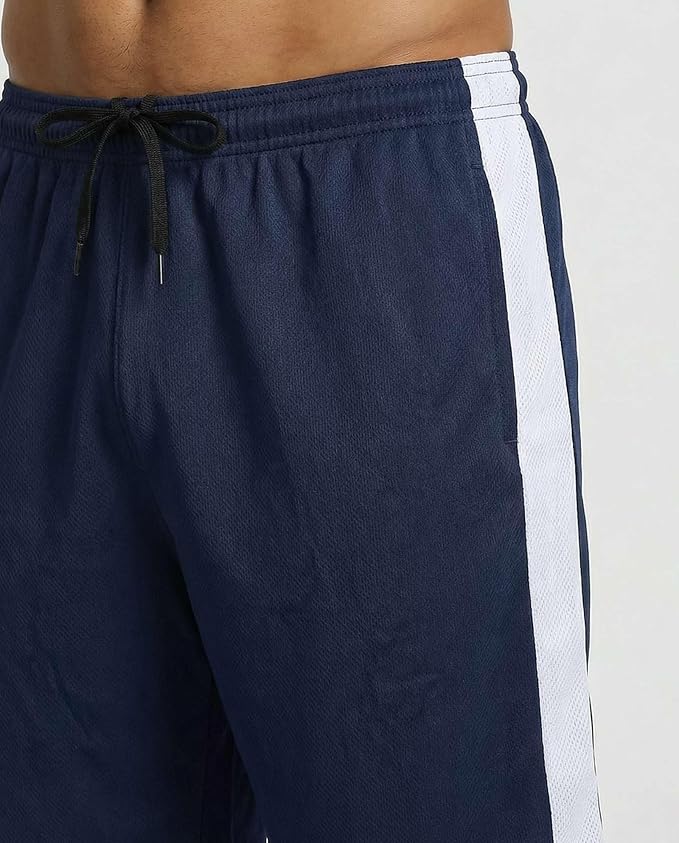 5 Pack Men's Mesh Shorts Athletic Basketball Sports Gym Workout Pockets | Cooling Moisture-Wicking, 9", Long, Quick-Dry, Breathable, Elastic Drawstring Waistband. Running, Exercise, Soccer, Training. - Image 6