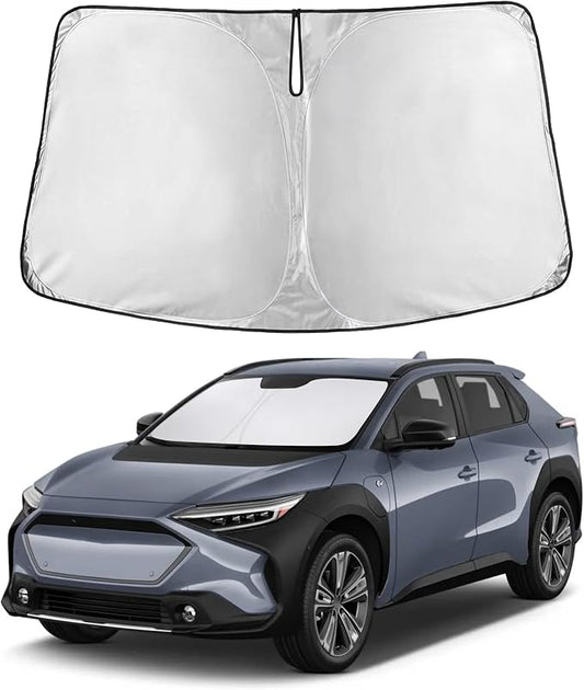 EcoNour Windshield Sunshade Compatible for Subaru Solterra 2023 2024 2025, Sun Visor for Front Windshield & Window Sun Shade Cover, UV Heat Blocker & Protector, Car Accessories by EcoNour
