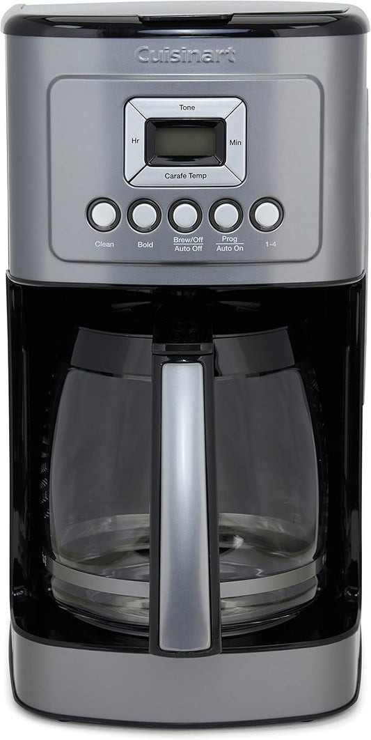 Cuisinart Coffee Maker, 14-Cup Glass Carafe, Fully Automatic for Brew Strength Control & 1-4 Cup Setting, Stainless Steel, DCC-3200GMP1, Gunmetal by Cuisinart
