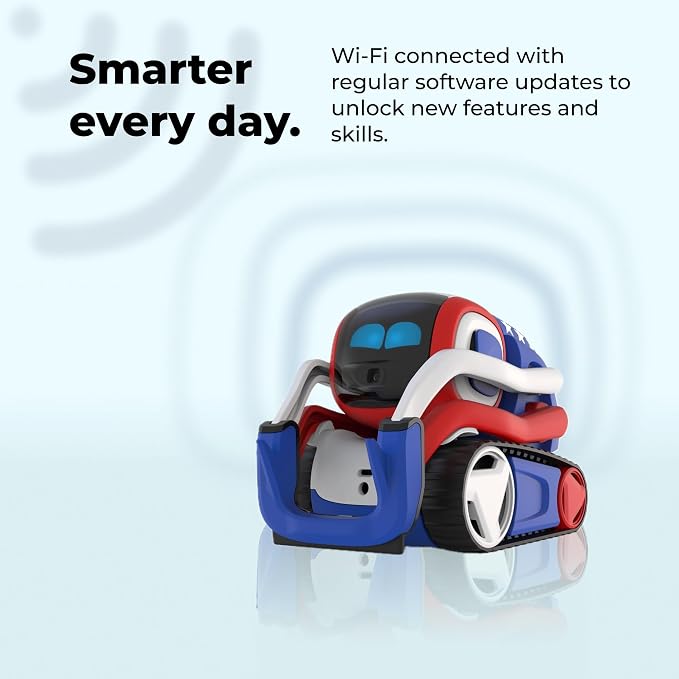 Anki Vector 2.0 AI ChatGPT Connected Robot Companion – Smart Autonomous Home Robot with Face Recognition and Voice Conversations - ChatGPT Subscription Required (Red, White & Blue) - Image 3