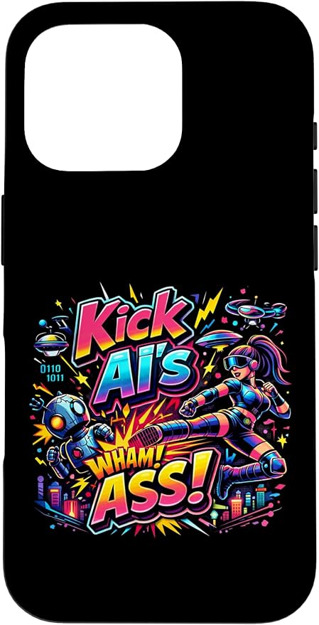 Tech Human vs AI Case for iPhone 16 Pro by Unknown