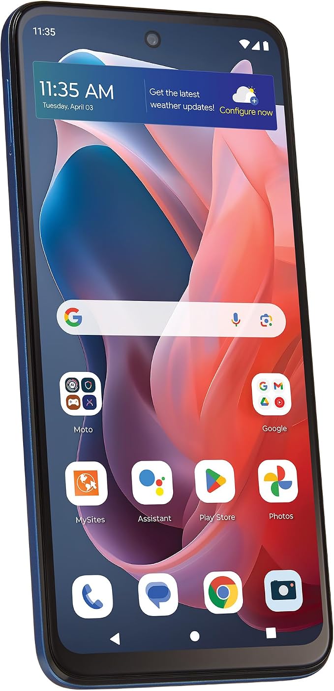 Tracfone Motorola Moto g Play 2024 [Activation Promotion] Locked to Tracfone, 64GB, Includes 1500Min/1500Txt/1500MB, 365 Days Service Plan, 6.5" 90Hz Display, 50MP Camera, Storage 4GB RAM - Image 5