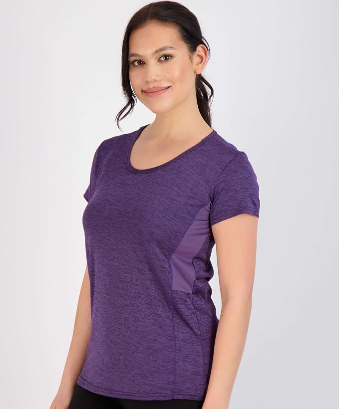 5 Pack Women's Dry Fit Short Sleeve Athletic Gym Workout Running Tops | Available in Plus Size, Exercise, Sports, Fitness, Quick Dry, Cooling, Moisture Wicking, Loose Basic Tees, Yoga, Pilates - Image 6