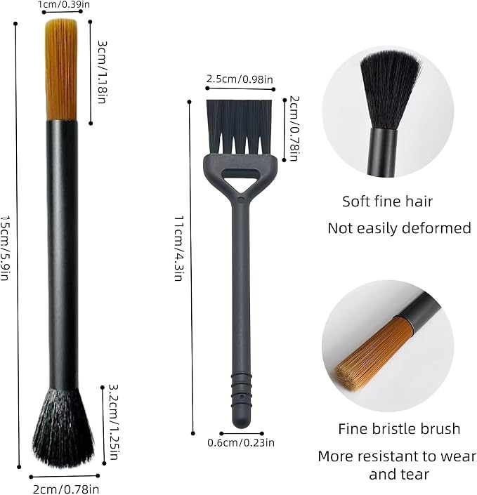 4 PCS Coffee Grinder Cleaning Brush, Espresso Brush Accessories Machine Cleaning Brush for Barista and Home Kitchen - Image 2