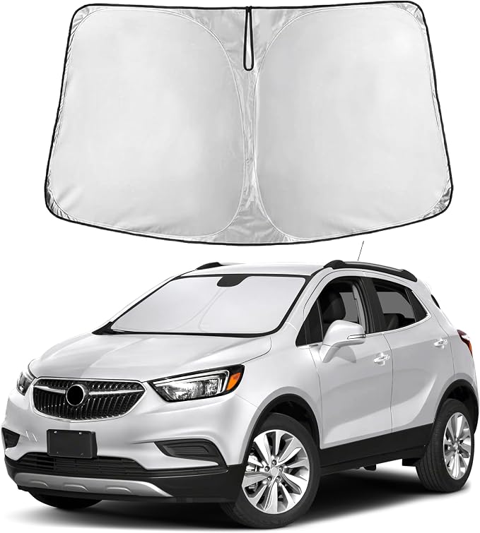 EcoNour Windshield Sunshade Compatible for Buick Encore 2013-2017 2018 2019, Sun Visor for Front Windshield & Window Sun Shade Cover, UV Heat Blocker & Protector, Car Accessories by EcoNour