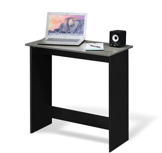 Furinno Simplistic Small Desk, 31.3" Wide Gaming Desk, Rectangular Computer Desk with Rounded Edges, Office Desk for Home Office, Bedroom, Study Room, Dorm, French Oak by Furinno-FitsYourSpaceFitsYourBudget