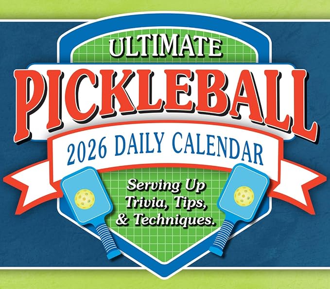 Ultimate Pickleball 2026 Daily Desk Calendar: Boxed Page-a-Day Sports Trivia Calendar with Day-to-Day Tips, Techniques & Fun Facts for Pickleball Players - Image 2