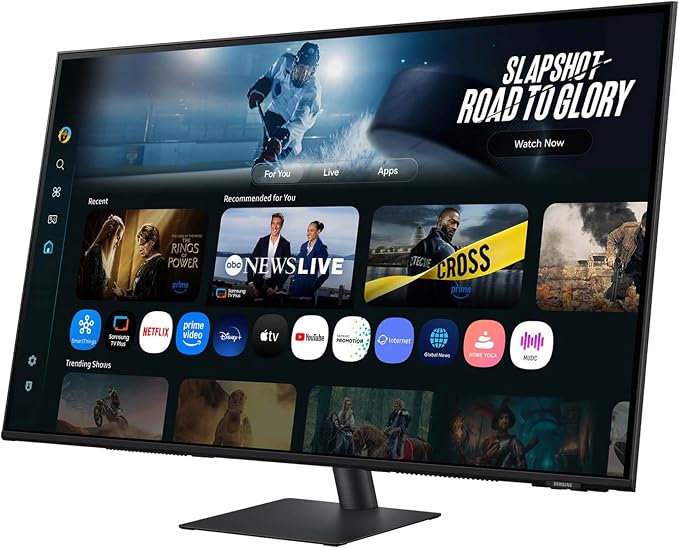 Samsung 43” Smart Monitor M7 (M70F) 4K UHD Display, Samsung Vision AI, Smart TV Apps, Gaming Hub, USB-C, HDMI and USB-A, Black, LS43FM702UNXZA, 2025 - Image 14
