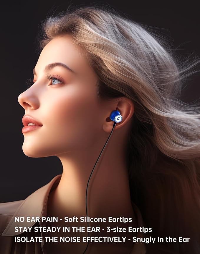 FHG USB C Headphones for Samsung Galaxy S24 S23 S22, AI Noise Canceling Type C Earbuds with Mic for Call, Hi-Res Audio USB C Earphones with DAC 384KHz/32bit, Comfortable Fit for iPhone 15 iPhone 16 - Image 5