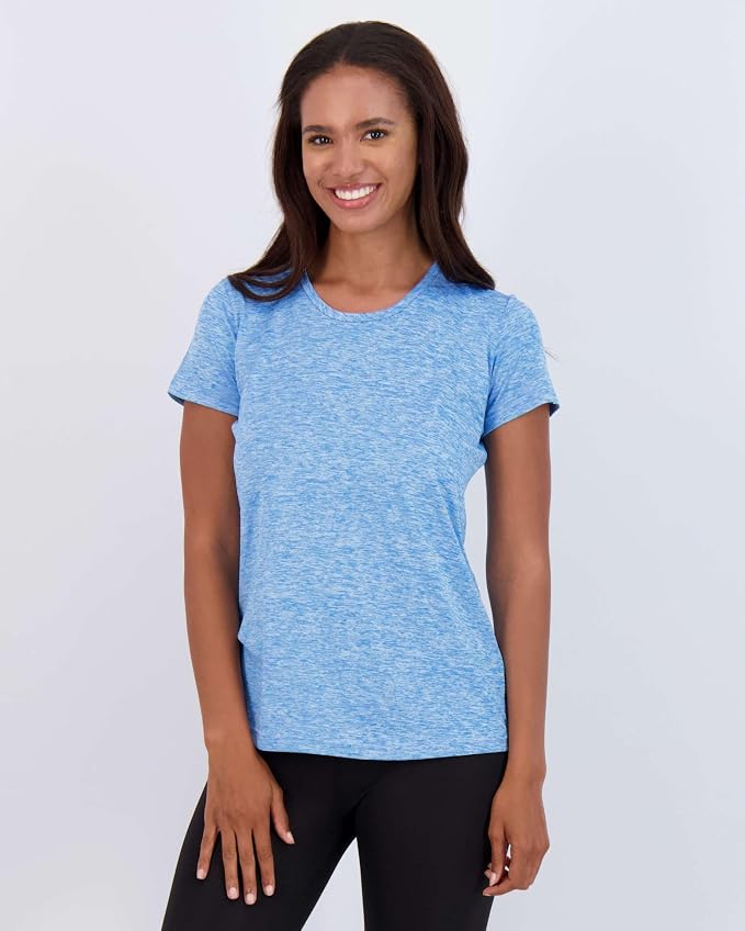 5 Pack Women's Dry Fit Short Sleeve Athletic Gym Workout Running Tops | Available in Plus Size, Exercise, Sports, Fitness, Quick Dry, Cooling, Moisture Wicking, Loose Basic Tees, Yoga, Pilates - Image 8