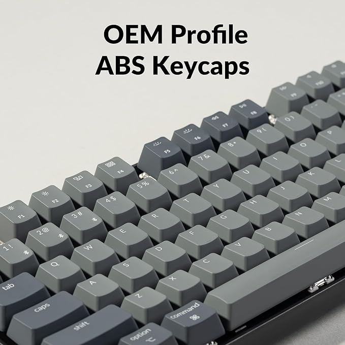 Keychron K8 Tenkeyless Wireless Mechanical Keyboard for Mac, White Backlight, Bluetooth, Multitasking, Type-C Wired Gaming Keyboard for Windows with Brown Switch - Image 4