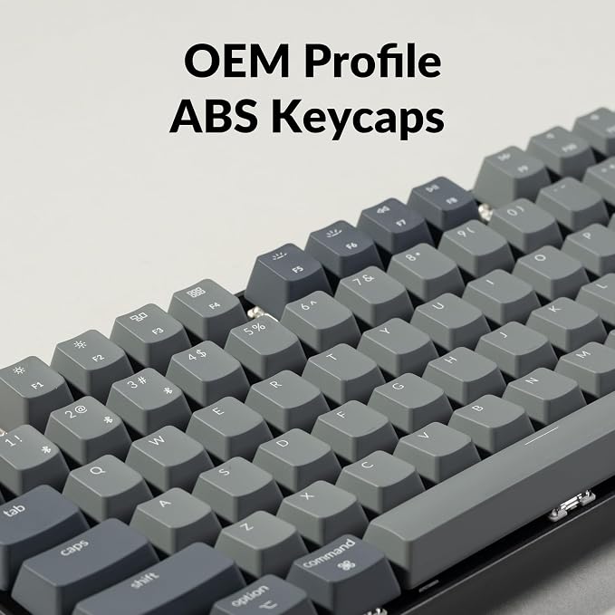 Keychron K8 Tenkeyless Wireless Mechanical Keyboard for Mac, White Backlight, Bluetooth, Multitasking, Type-C Wired Gaming Keyboard for Windows Red Switch - Image 4
