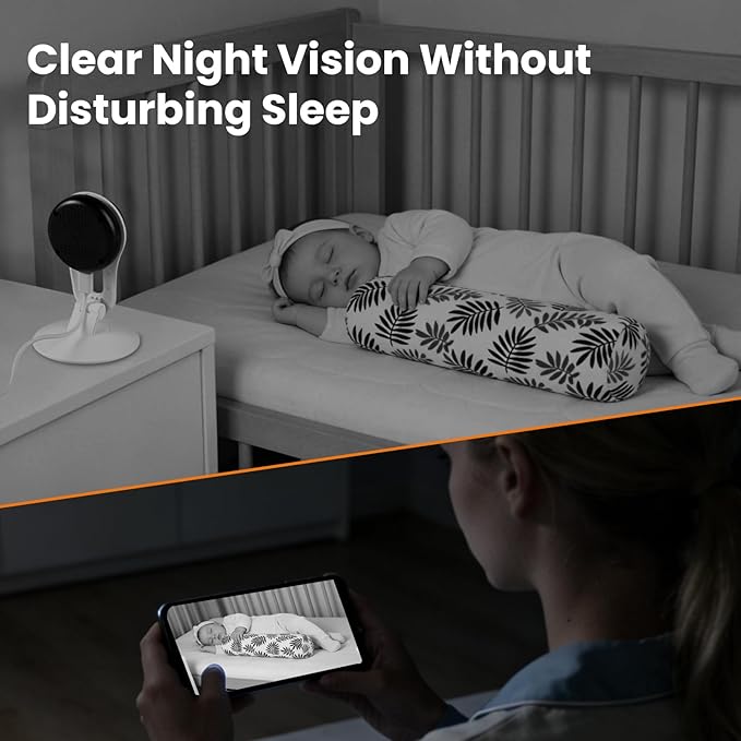 Smart Indoor Pet Camera with Phone App, 2K Home Camera for Dogs, Cats & Family, Motion & Sound Alerts, Night Vision, 2-Way Audio, Alexa Compatible - Image 5