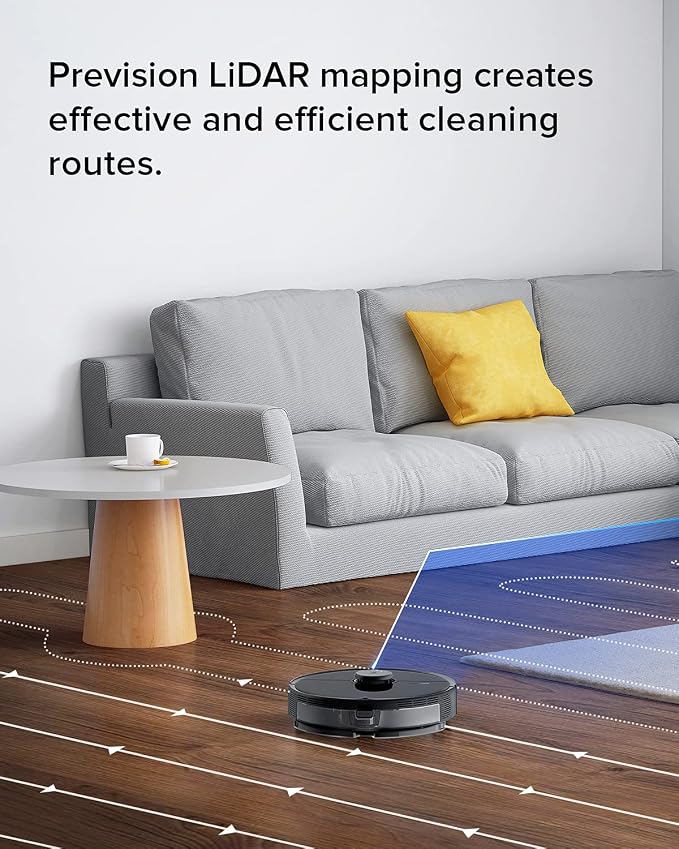 roborock S5 MAX Robot Vacuum and Mop Cleaner, Self-Charging Robotic Vacuum, Lidar Navigation, Selective Room Cleaning, No-mop Zones, 2000Pa Powerful Suction, 180mins Runtime, Works with Alexa - Image 3