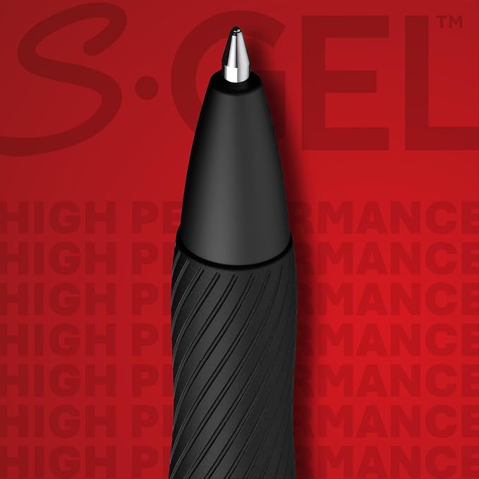 Sharpie S-Gel Gel Pens, Pearl White Body, Black Ink, Medium Point (0.7mm), 12 Count - For Journaling, Writing, Note-Taking, School, Office Supplies - Image 4