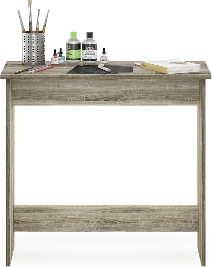 Furinno 14035OK Simplistic Study Table, Sonoma Oak - Image 4