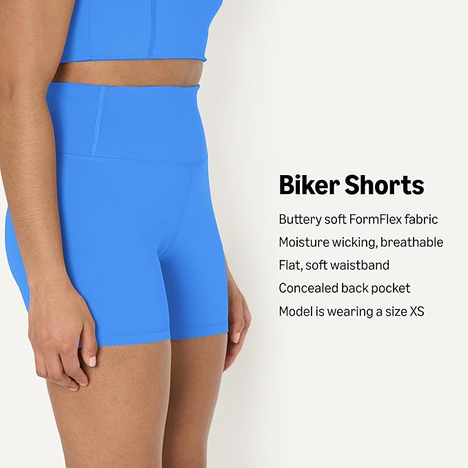 Amazon Essentials Women's Active FormFlex Buttery Soft High Waist Biker Shorts - Image 3