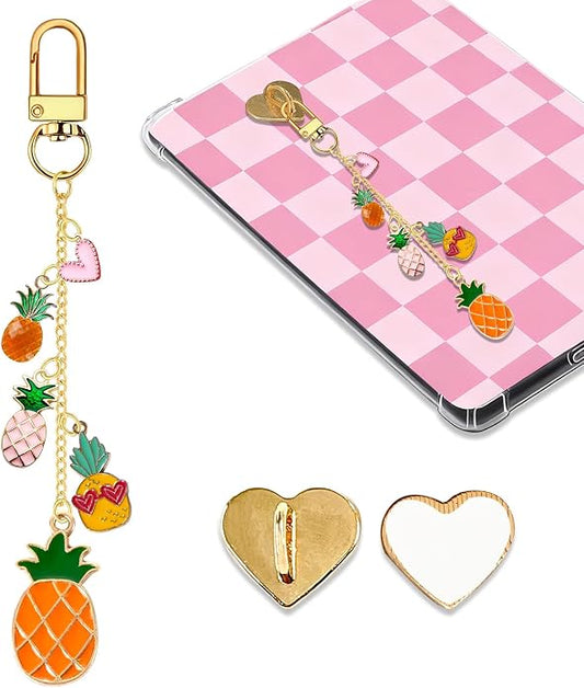 Charm Chains for Kindle,Cute E-reader Phone Charm Bracelets Accessories Compatible for Kindle E-Reader Phone iPad AirPod,Gifts for Reader Booklovers by Unknown