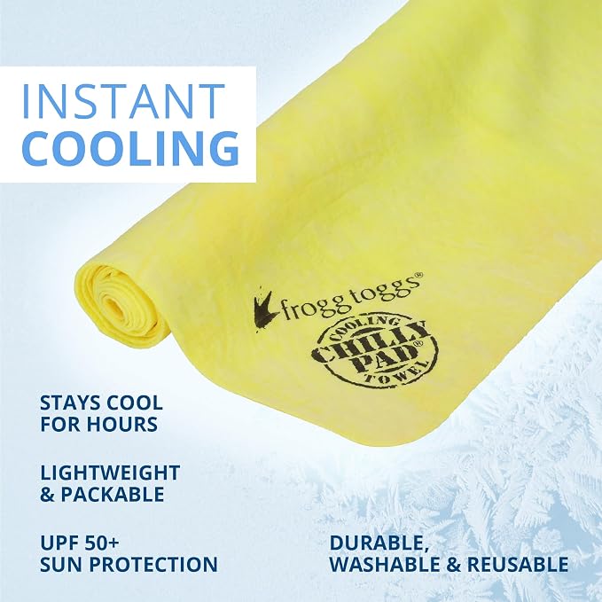FROGG TOGGS Chilly Pad, Instant Cooling Towel, Long Lasting, Reusable, Sports and Outdoors Neck Towel 33x13 - Image 3