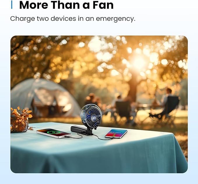KIBEE Portable Misting Fan, 4000mAh Rechargeable Handheld Fan with 50ml Water Tank, Foldable 180° Mini Mist Spray Fan, 3 Speeds Personal Cooling Fan for Travel, Makeup, Outdoor, Concerts, Gray - Image 6