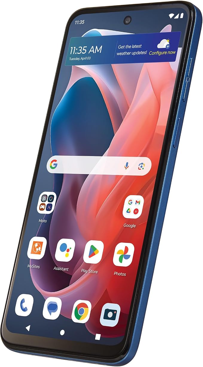 Tracfone Motorola Moto g Play 2024 [Activation Promotion] Locked to Tracfone, 64GB, Includes 1500Min/1500Txt/1500MB, 365 Days Service Plan, 6.5" 90Hz Display, 50MP Camera, Storage 4GB RAM - Image 6