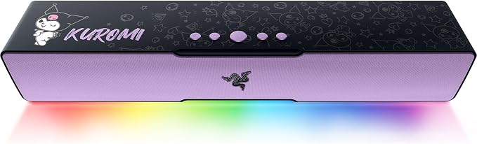 Razer Leviathan V2 X, PC Soundbar, Full-Range Drivers, Kuromi Edition | Compact Design, Chroma RGB, USB-C, Bluetooth 5.0, for PC, Laptop, Smartphones, Tablets & Nintendo Switch - Image 8